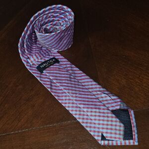 (J28) Nautica Striped Men's Tie